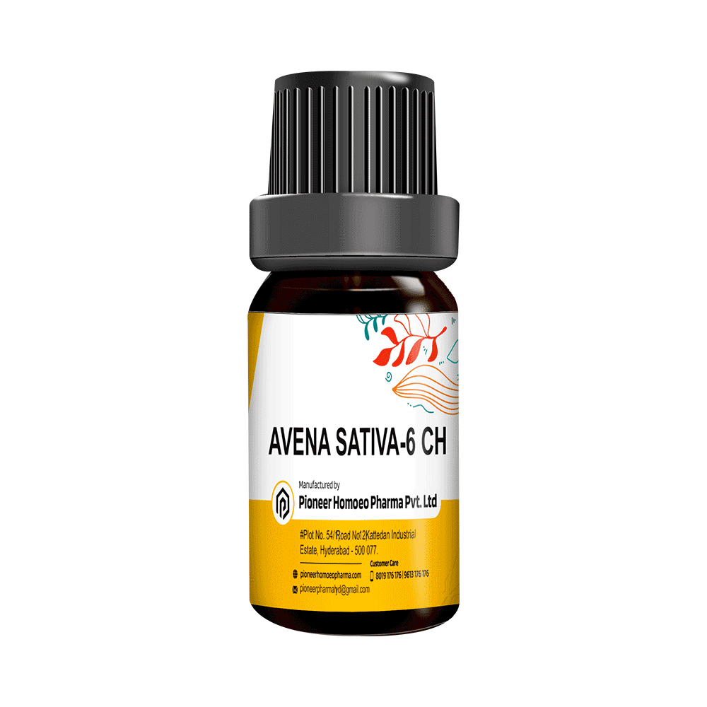 Pioneer Pharma Avena Sativa Globules Pellet Multidose Pills 6 CH