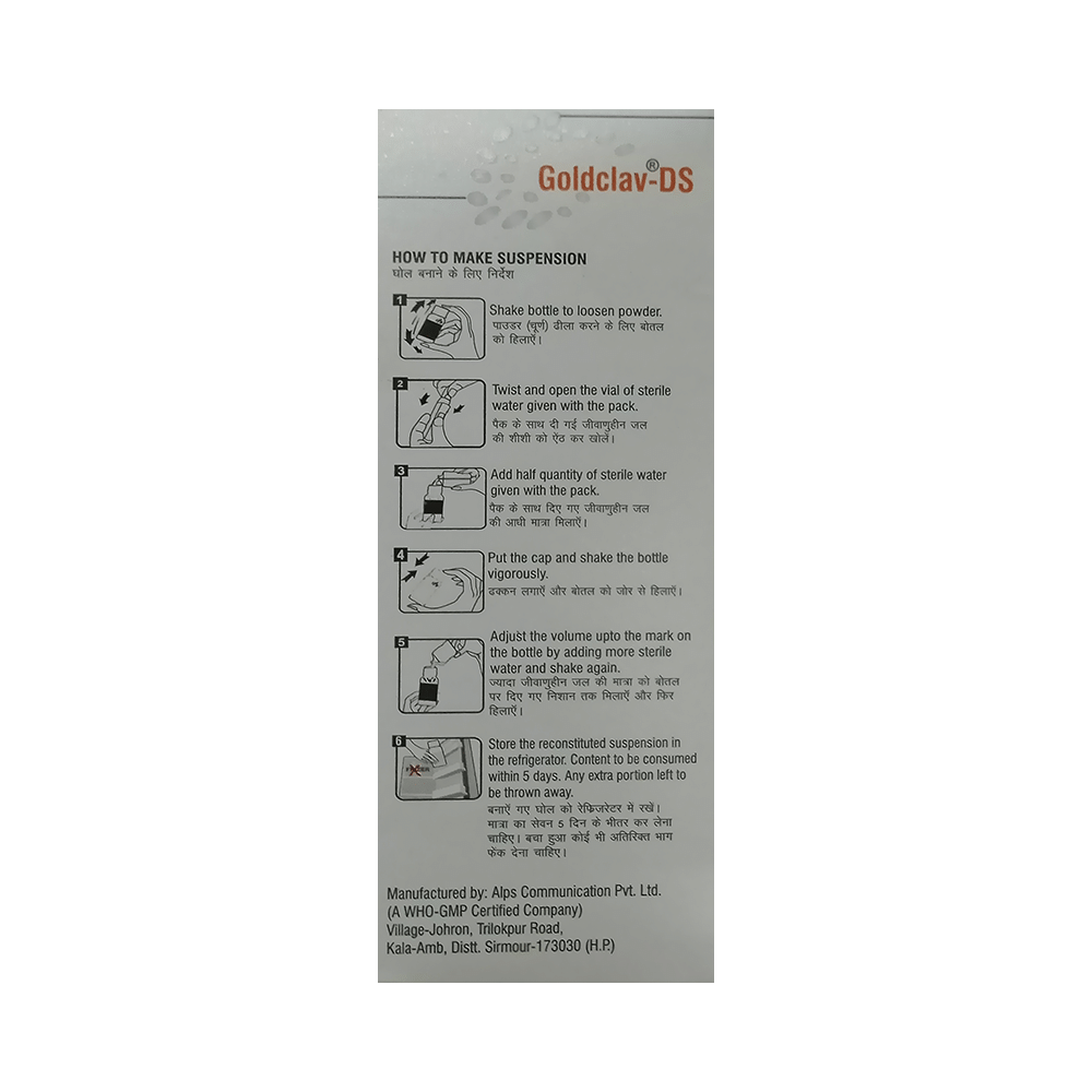 Goldclav-DS Oral Suspension - Image 2