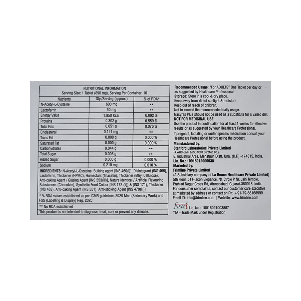 Nacyres Plus Tablet - Image 2