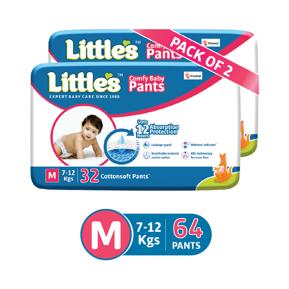 Little's Comfy Baby Pants (32 Each) Medium - Image 2