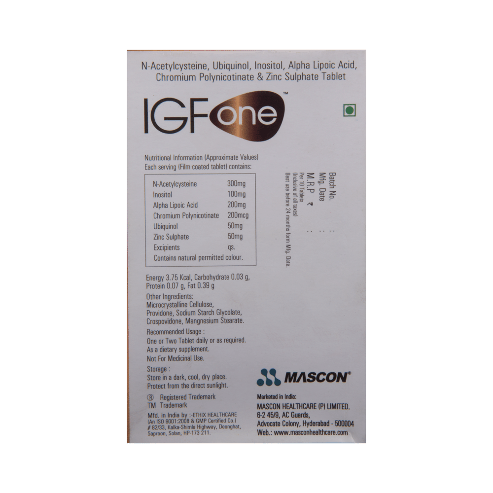 IGF One Tablet - Image 3