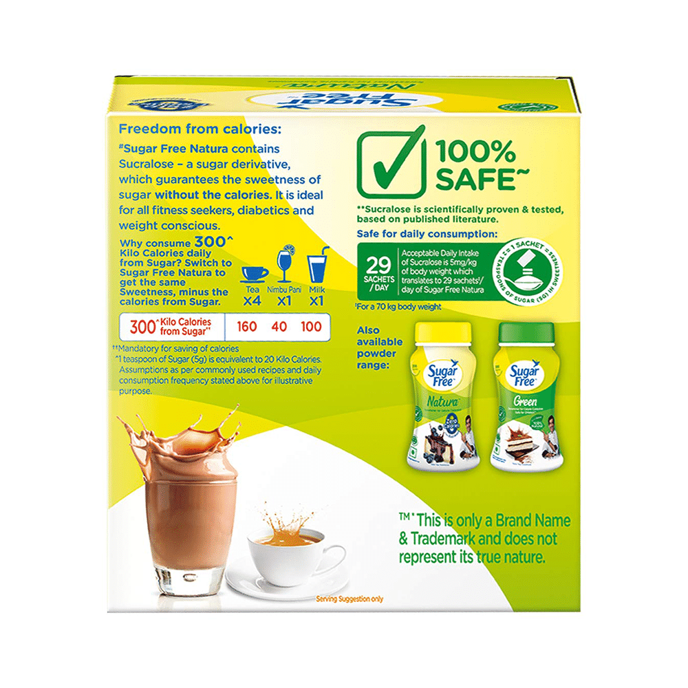 Sugar Free Natura Low Calorie Sucralose Sweetener | Sachet - Image 3