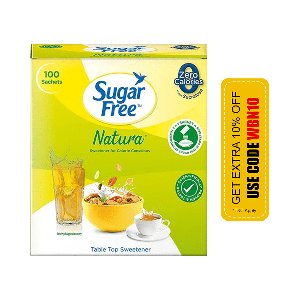 Sugar Free Natura Low Calorie Sucralose Sweetener | Sachet - Image 1
