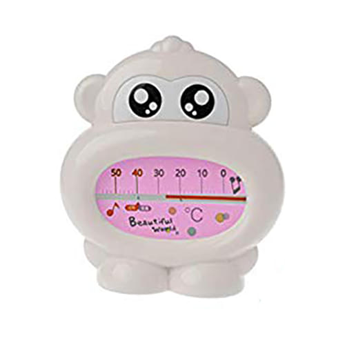 Safe-O-Kid Monkey Shaped Sensitive Bath Tub Thermometer or Room Thermometer Pink - Image 1