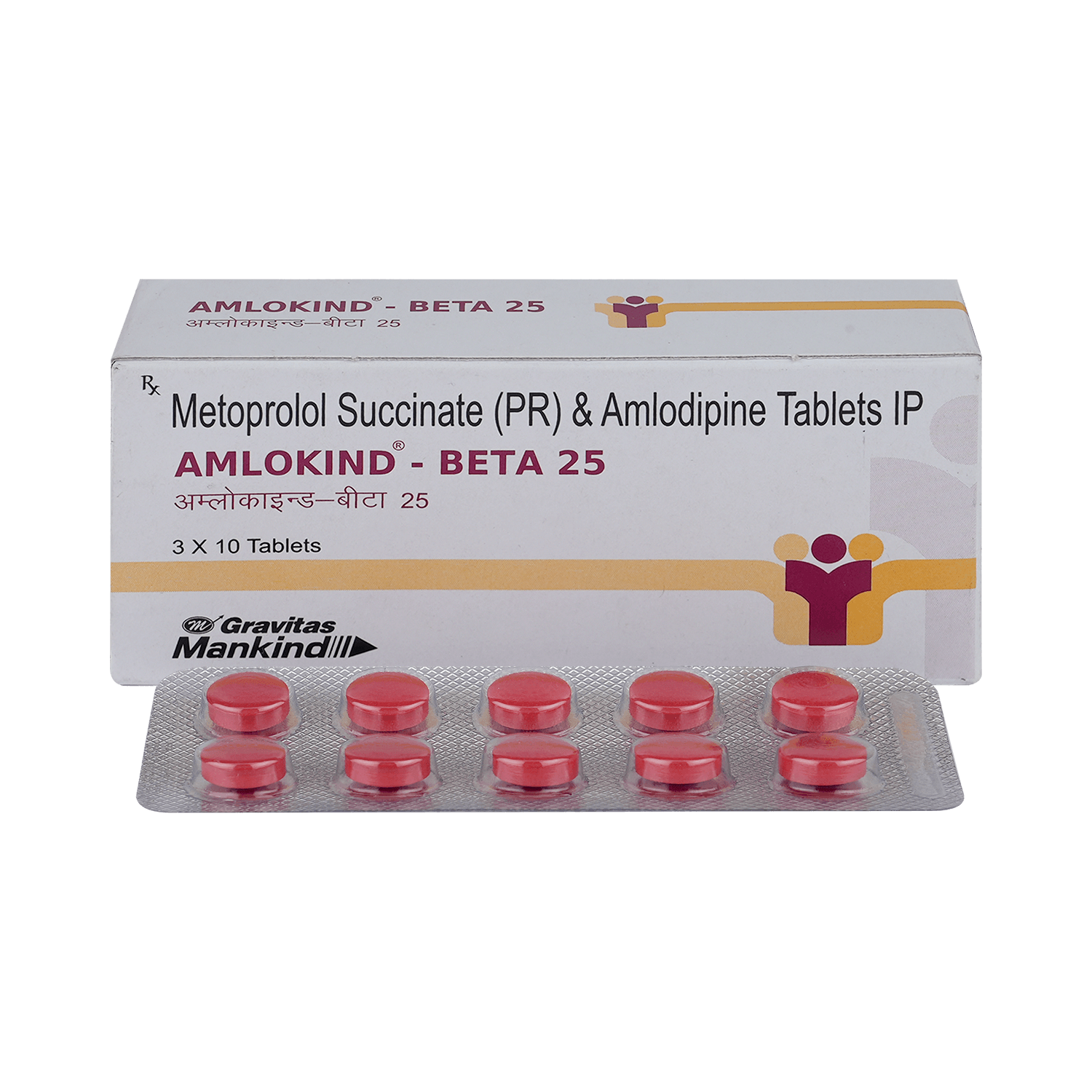 Amlokind Beta 5mg/25mg Tablet PR - Image 1