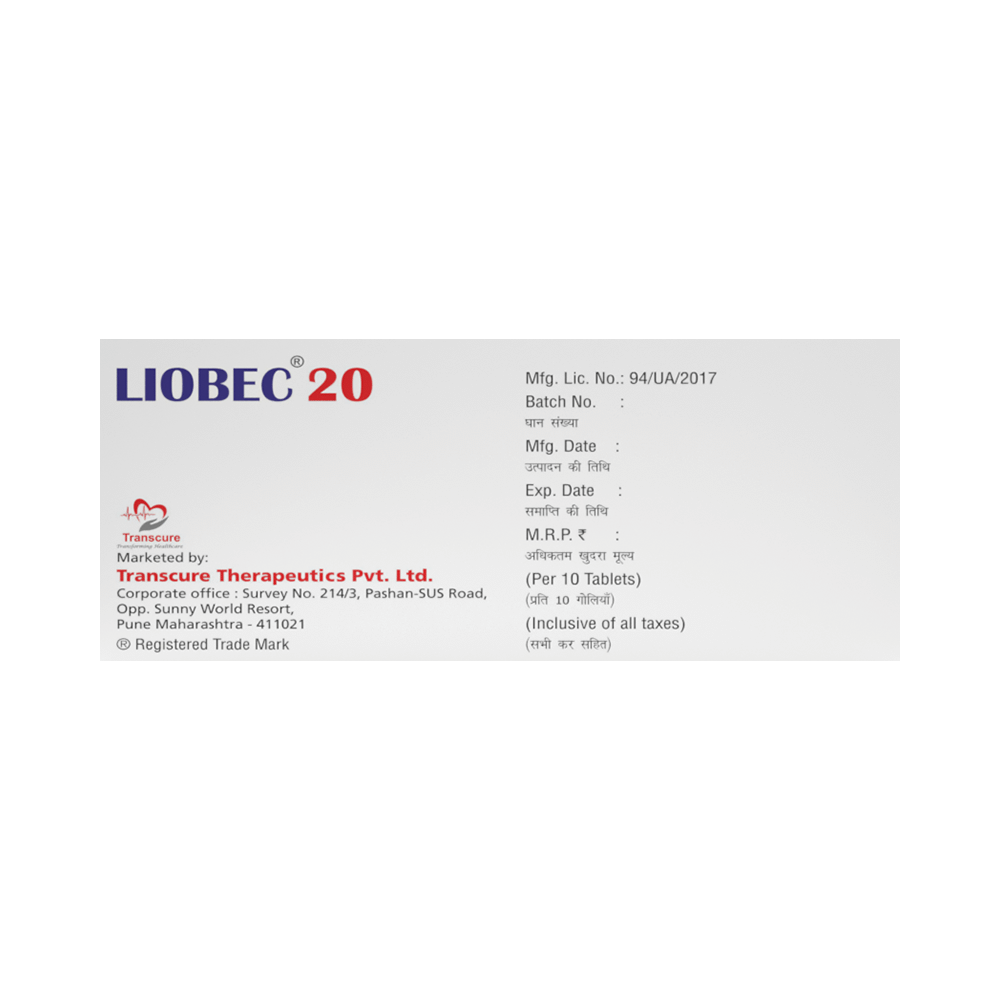 Liobec ER 20 Tablet - Image 3