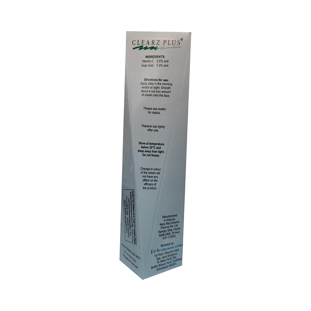 Clearz Plus Cream with Vitamin C & Kojic Acid - Image 2