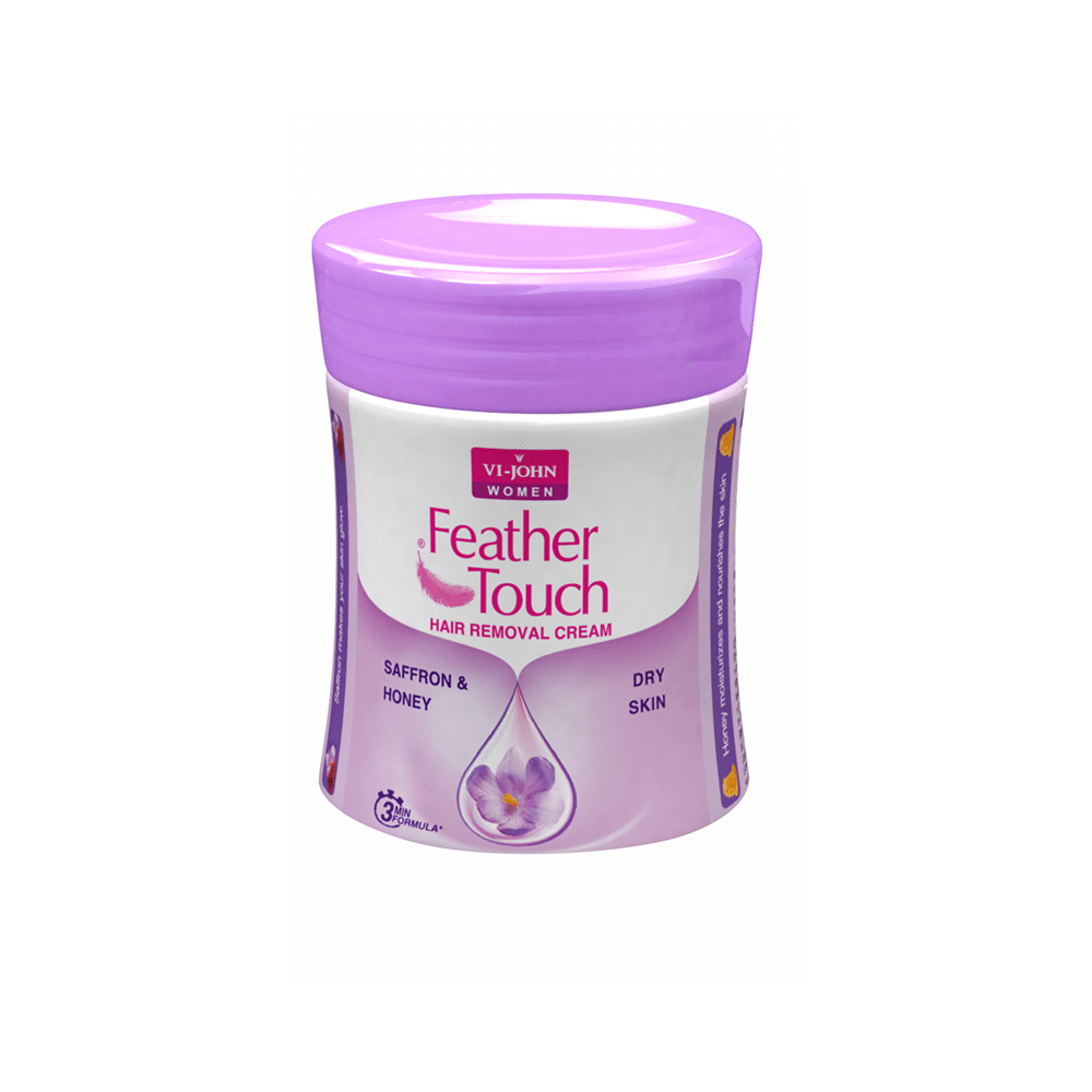 Vi-John Feather Touch Hair Removal Cream Saffron & Honey - Image 3