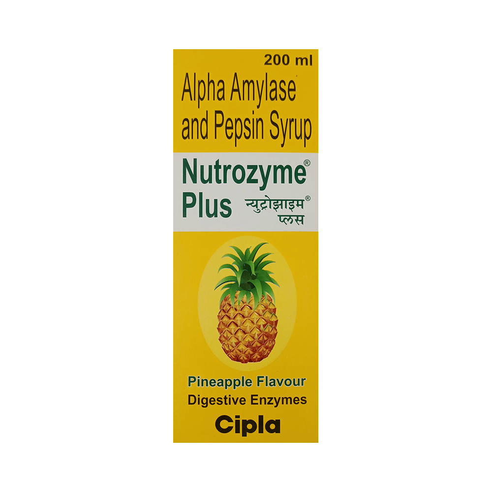 Nutrozyme Plus Syrup Pineapple - Image 1