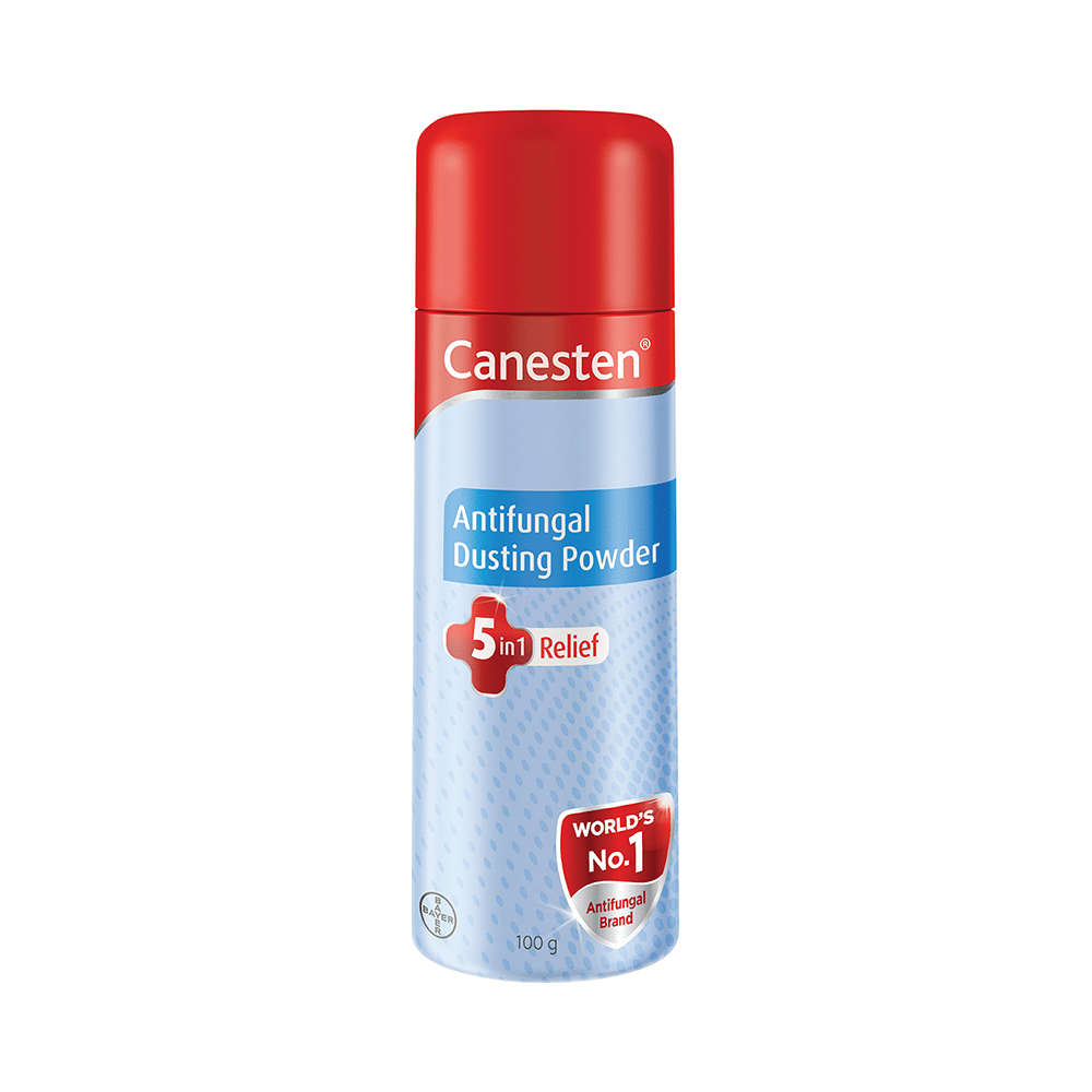 Canesten Antifungal Dusting Powder | For Skin Irritation, Redness, Itching, Prickly Heat & Fungal Infection - Image 1