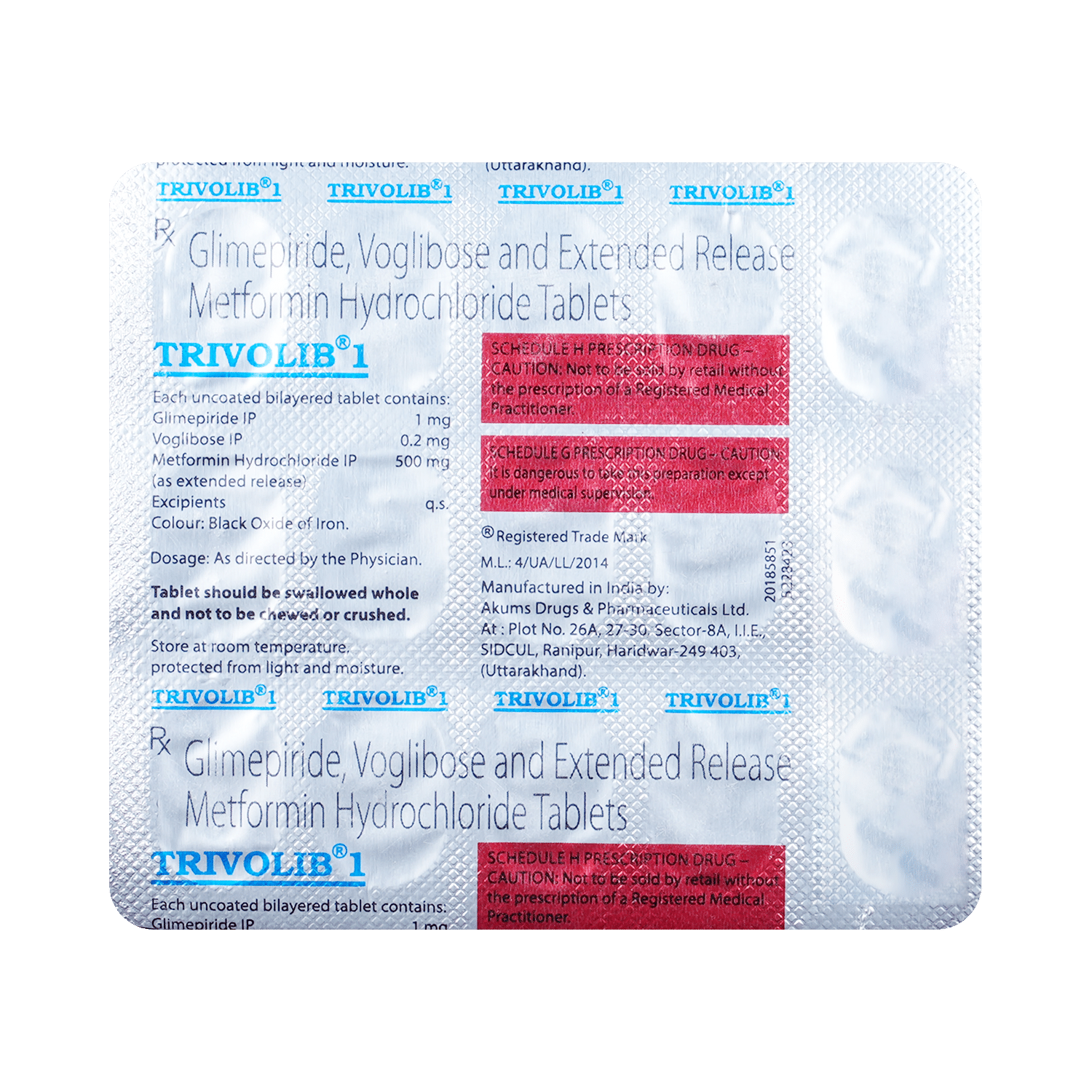 Trivolib 1 Tablet ER - Image 3