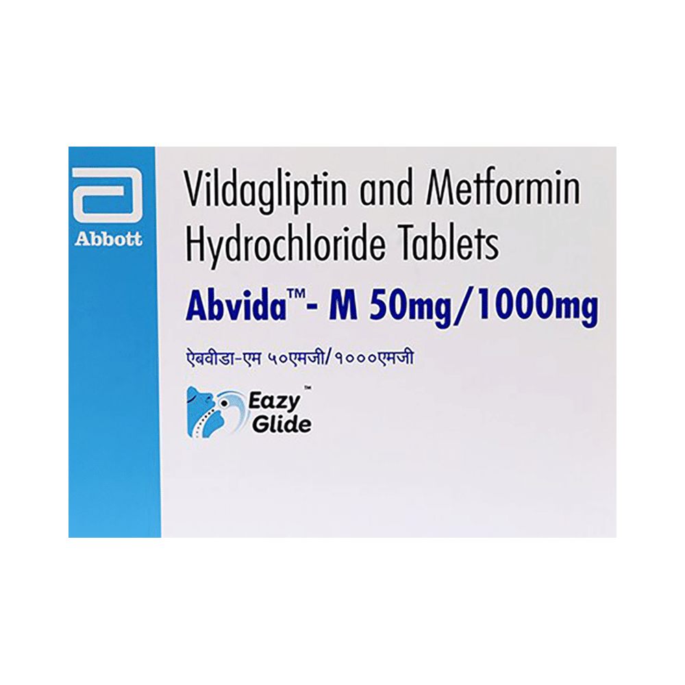 Abvida-M 50mg/1000mg Eazy Glide Tablet - Image 1