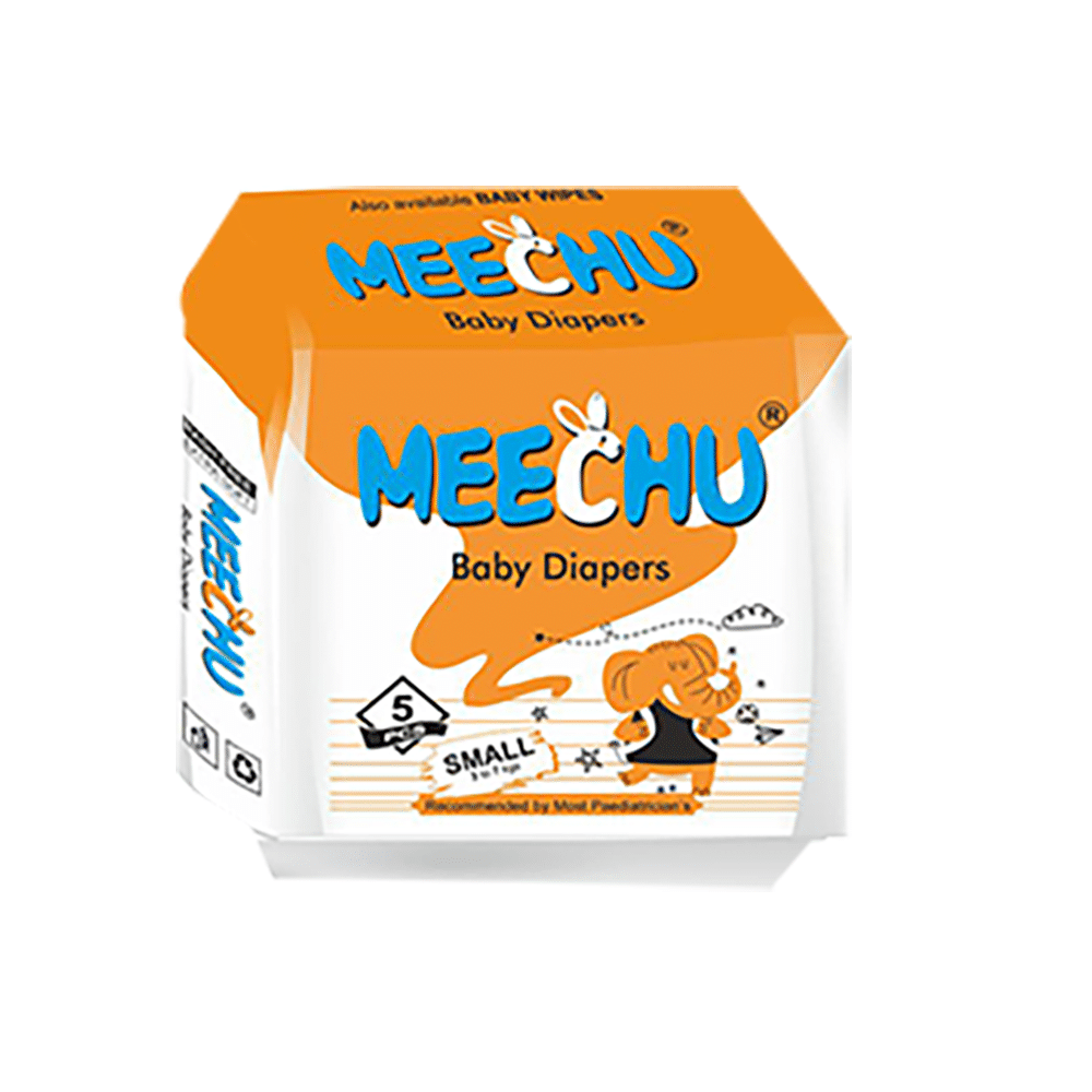 Meechu Baby Diaper (5 Each) Small - Image 2