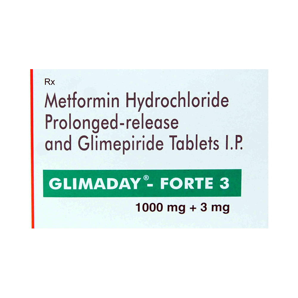 Glimaday-Forte 3 Tablet PR