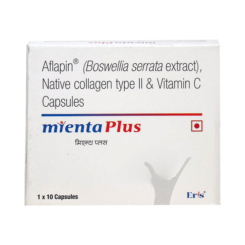 Mienta Plus Capsule with Boswellia Serrata, Collagen Type II & Vitamin C - Image 1