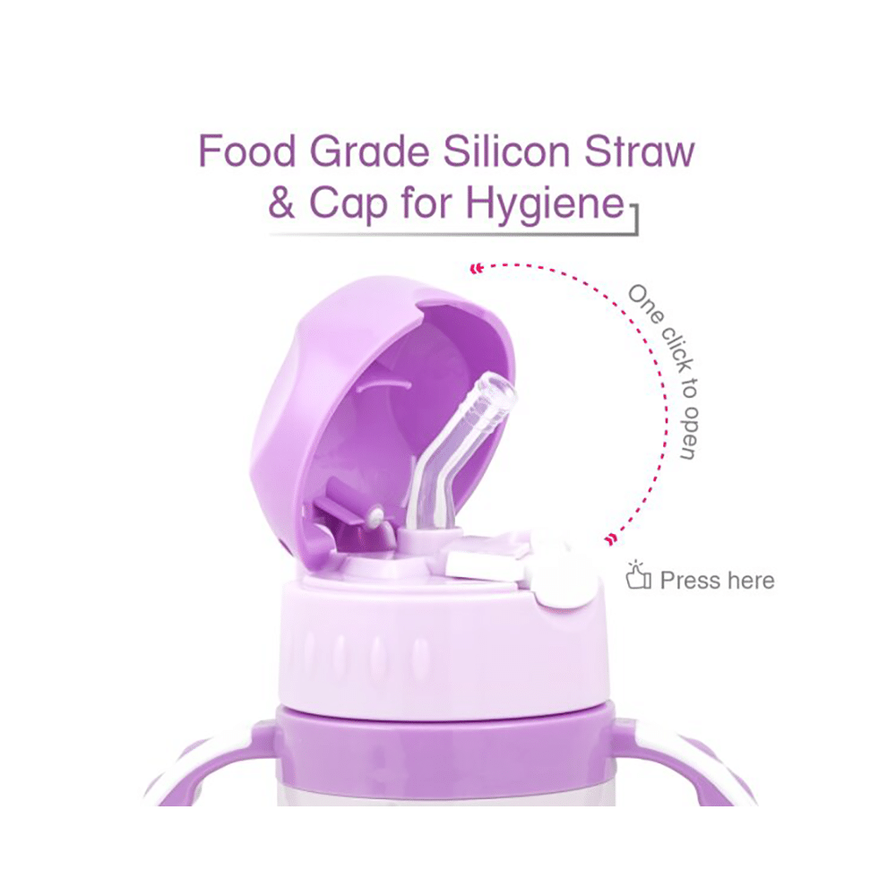 R for Rabbit Steebo Elephant Straw Sipper Purple - Image 5