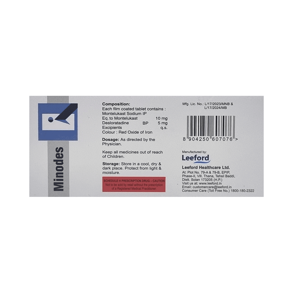Minodes 5mg/10mg Tablet - Image 2