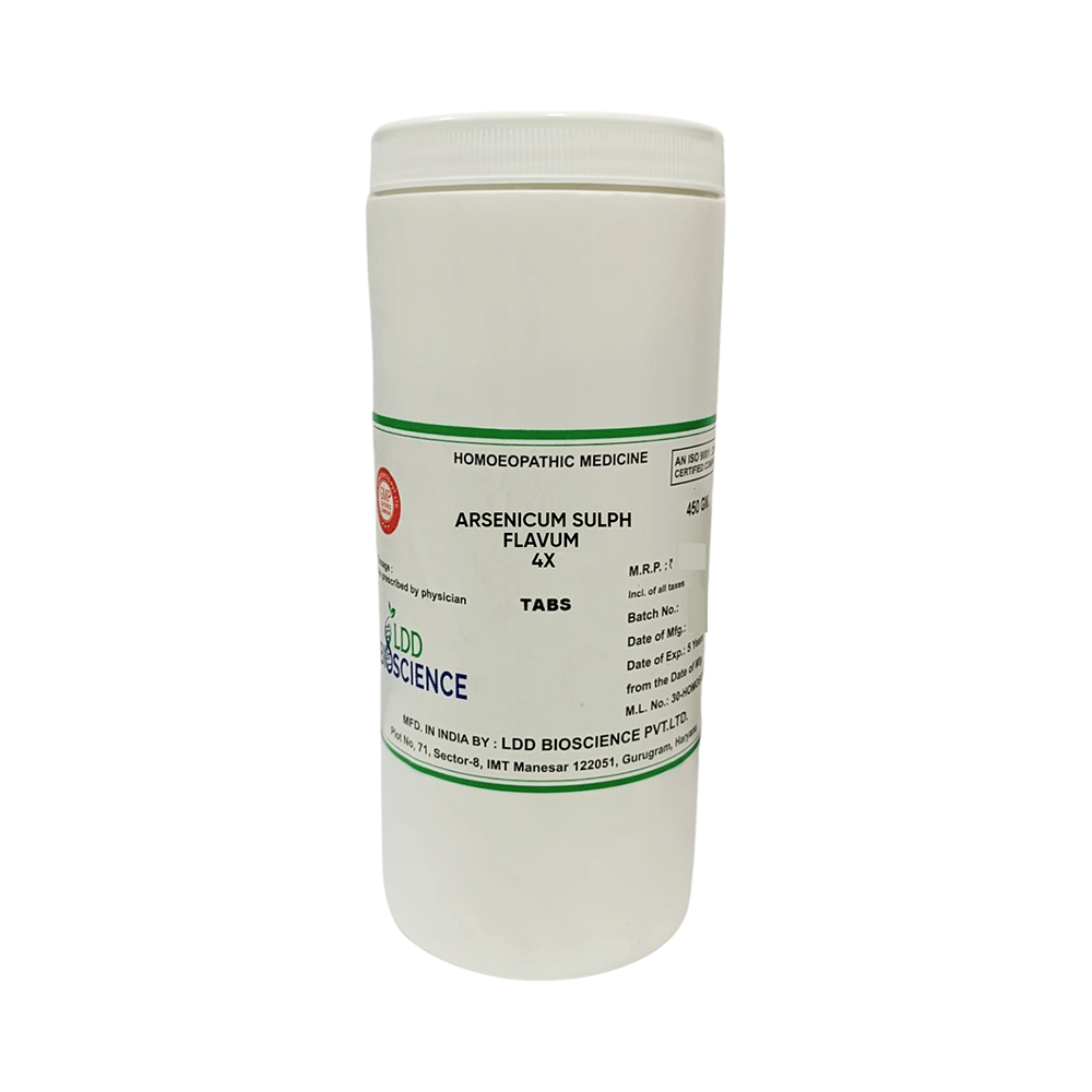 LDD Bioscience Arsenicum Sulph Flavum 4X