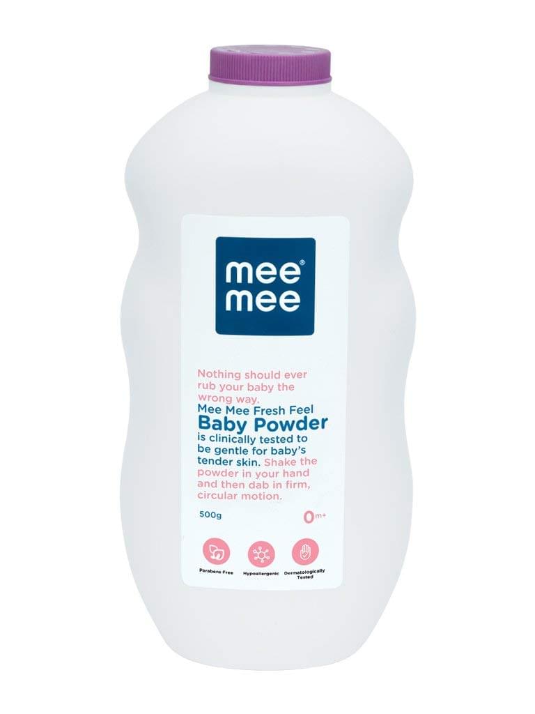 Mee Mee Combo Pack of Soft Baby Lotion 500ml and Fresh Feel Baby Powder 500gm - Image 2