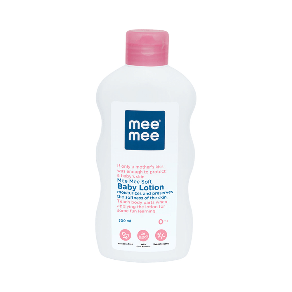 Mee Mee Combo Pack of Soft Baby Lotion 500ml and Fresh Feel Baby Powder 500gm - Image 3