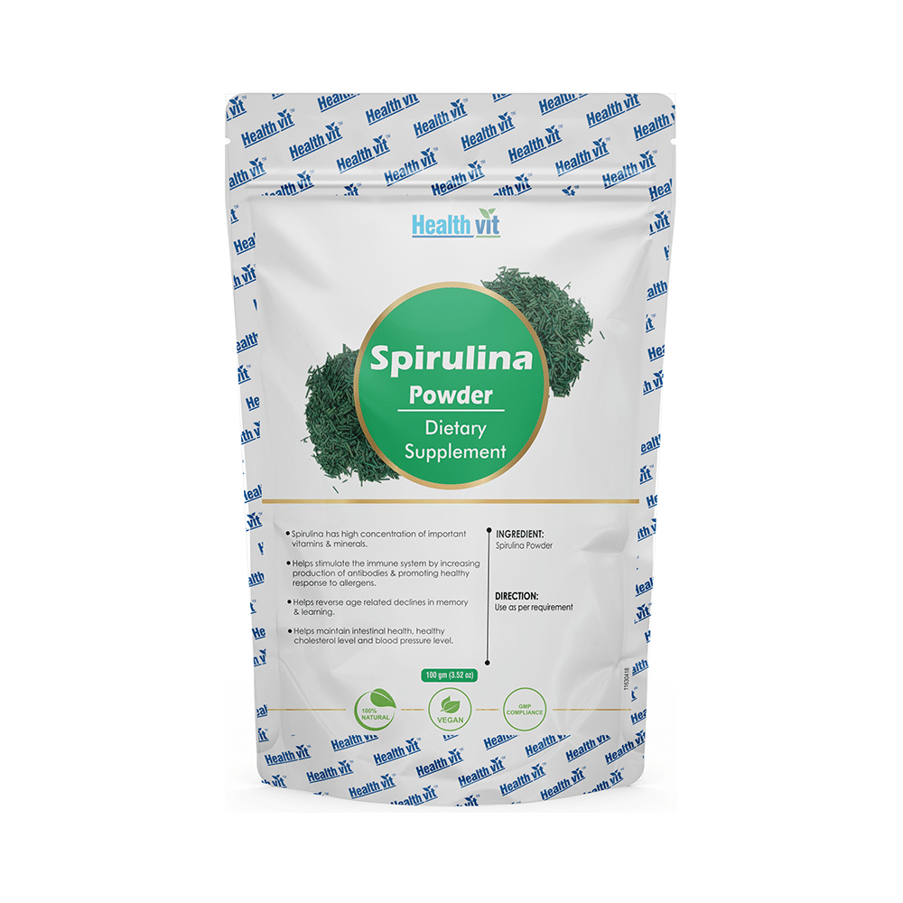 HealthVit Superfood Spirulina 500mg Powder