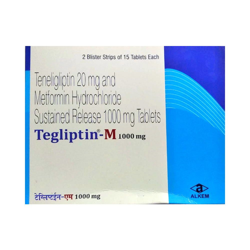 Tegliptin-M 1000mg Tablet SR
