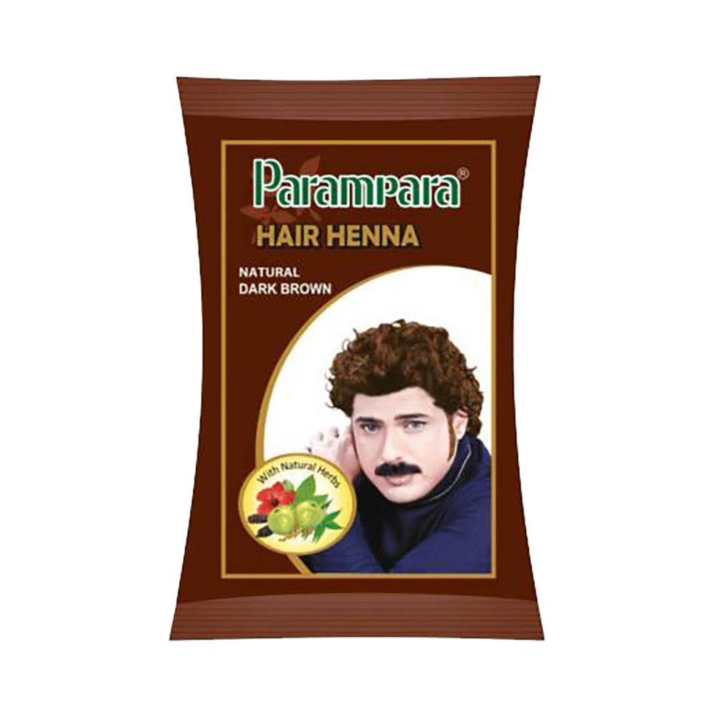 Parampara Ayurved Hair Henna (20gm Each) Natural Dark Brown