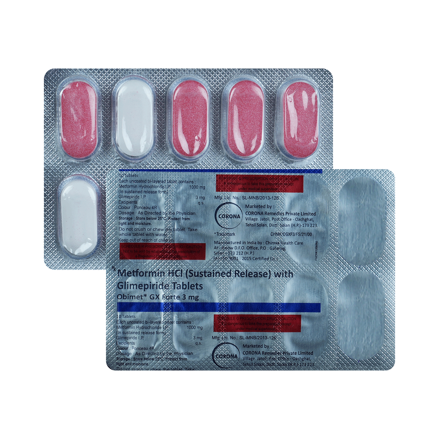 Obimet GX Forte 3mg Tablet SR