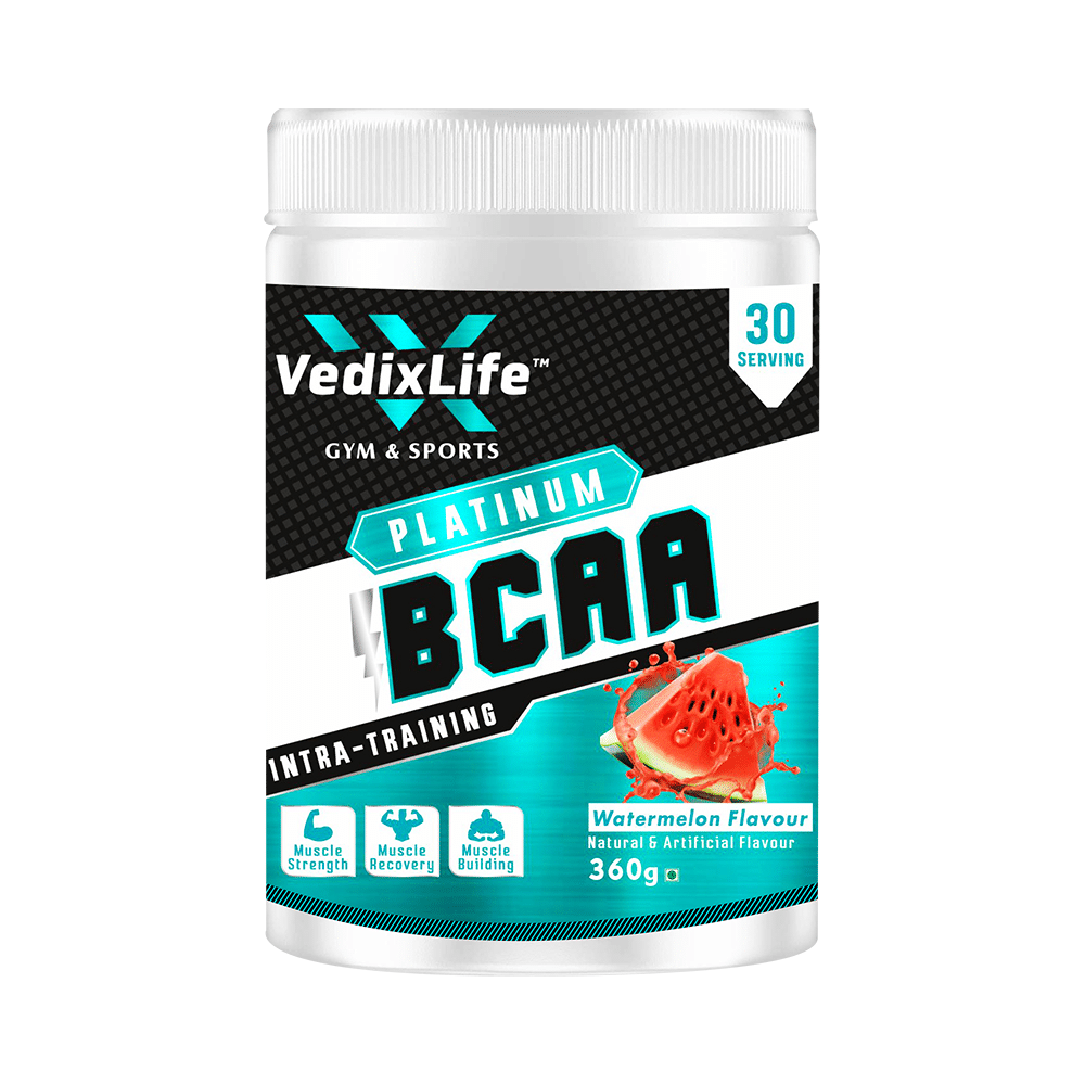 VedixLife Platinum BCAA Intra-Training Powder Watermelon - Image 1