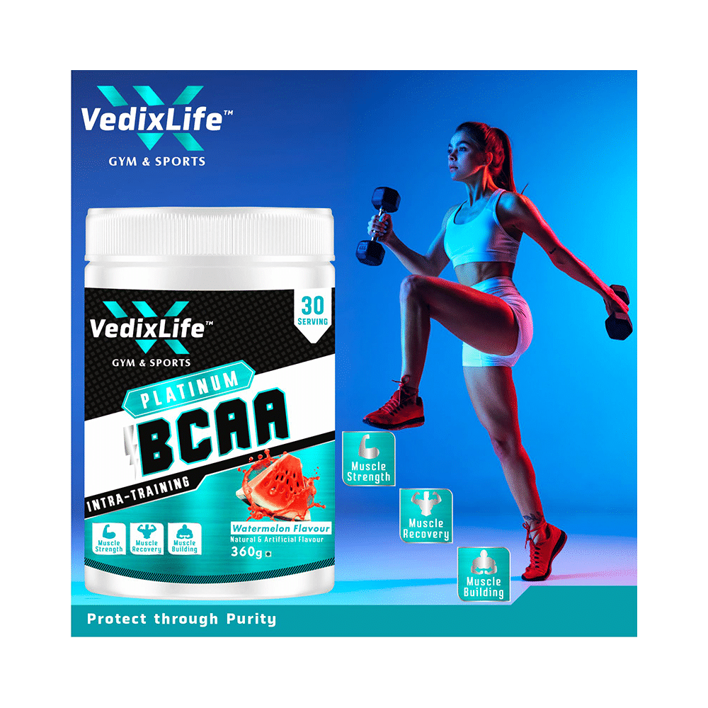 VedixLife Platinum BCAA Intra-Training Powder Watermelon - Image 5