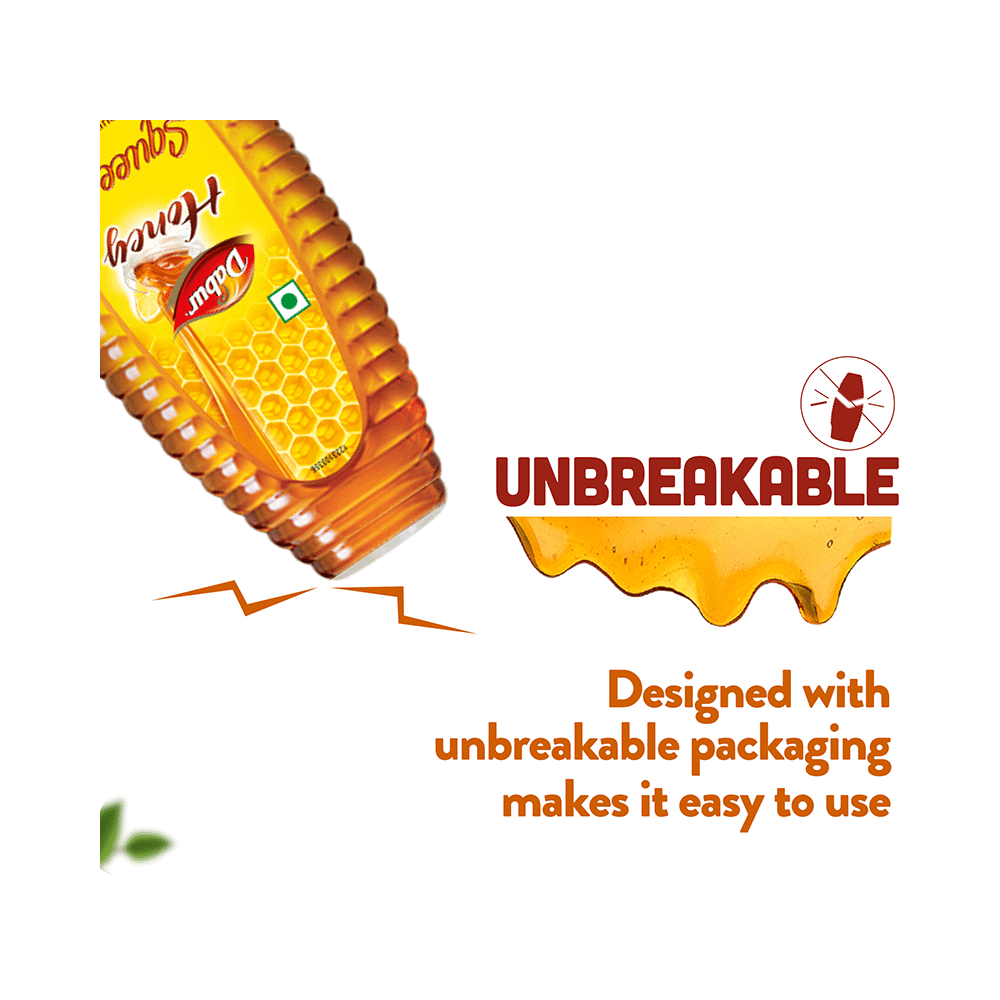 Dabur Honey 100% Pure | World’S No.1 Honey Brand With No Sugar Adulteration Squeezy Pack - Image 7