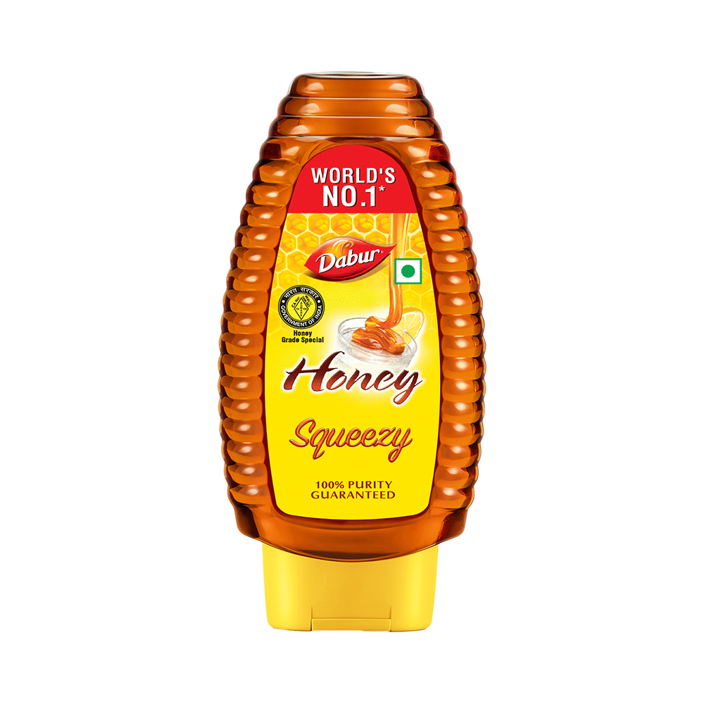 Dabur Honey 100% Pure | World’S No.1 Honey Brand With No Sugar Adulteration Squeezy Pack - Image 1