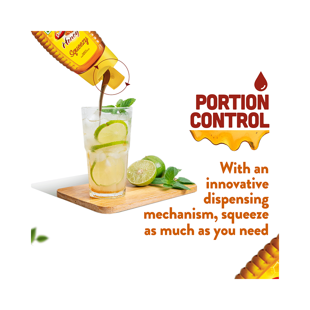 Dabur Honey 100% Pure | World’S No.1 Honey Brand With No Sugar Adulteration Squeezy Pack - Image 5