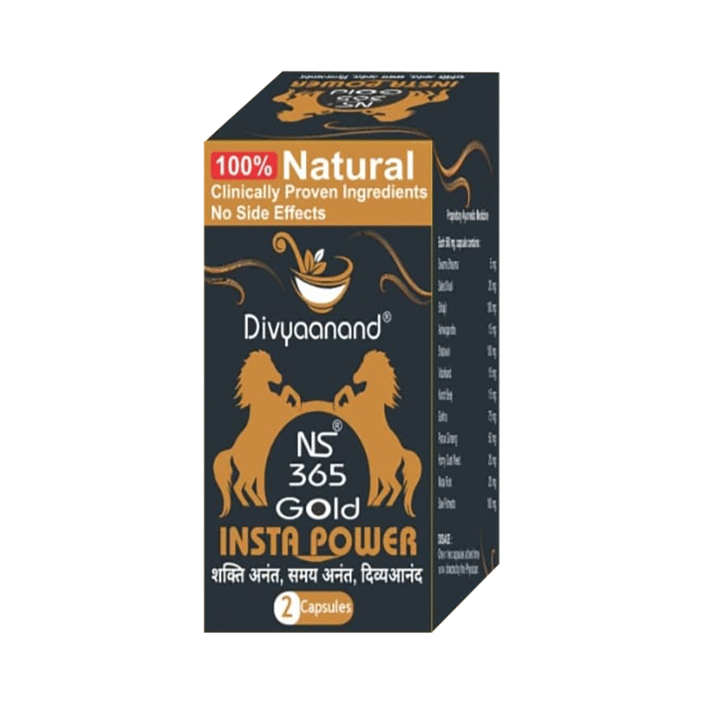 Divyaanand NS 365 Gold Insta Power Capsule (2 Each)
