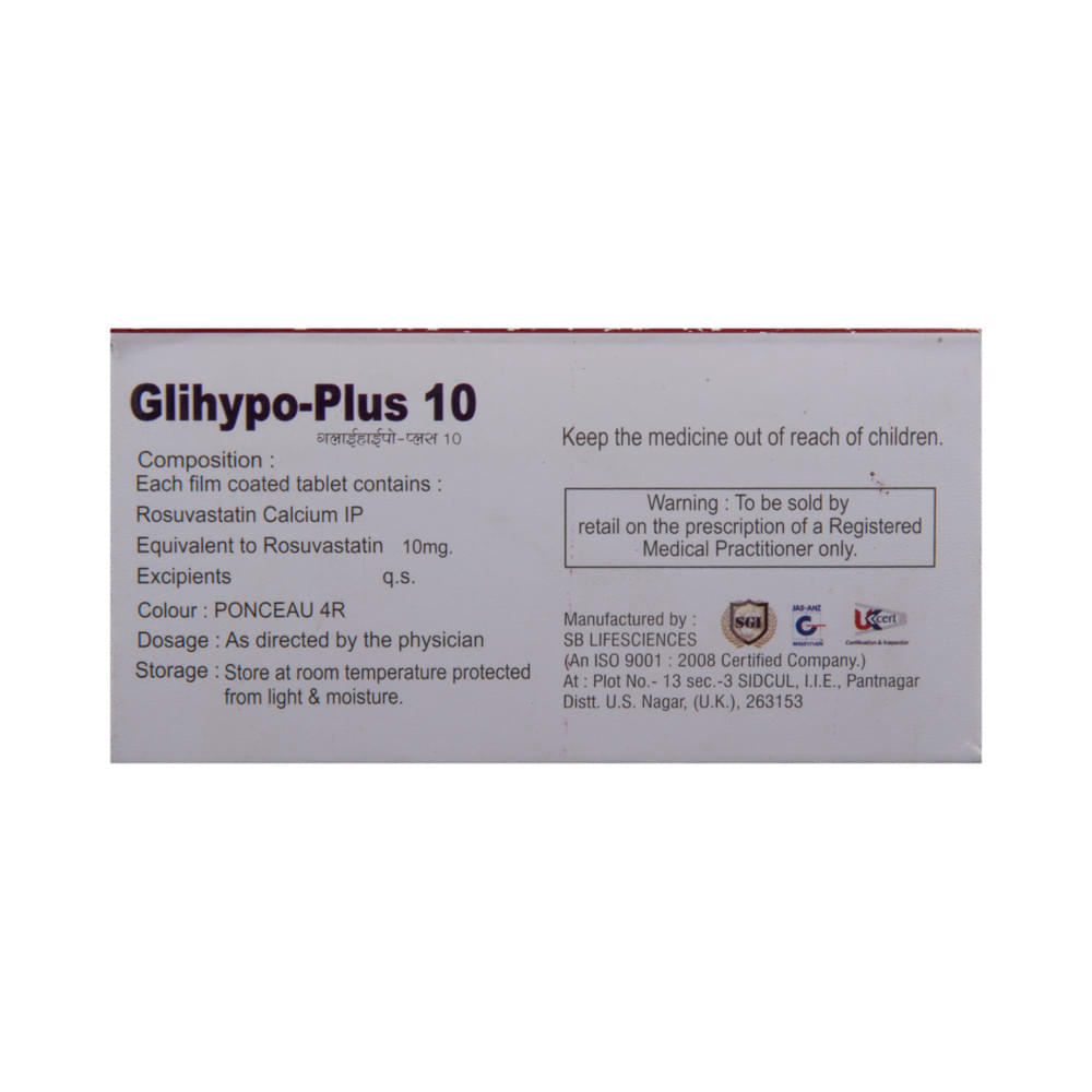Glihypo-Plus 10 Tablet - Image 3