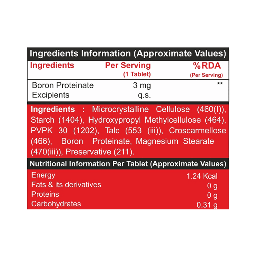 Pharmgrade Boron Testosterone Boost Tablet - Image 6