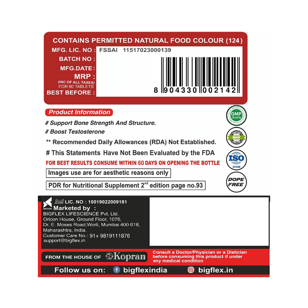Pharmgrade Boron Testosterone Boost Tablet - Image 3