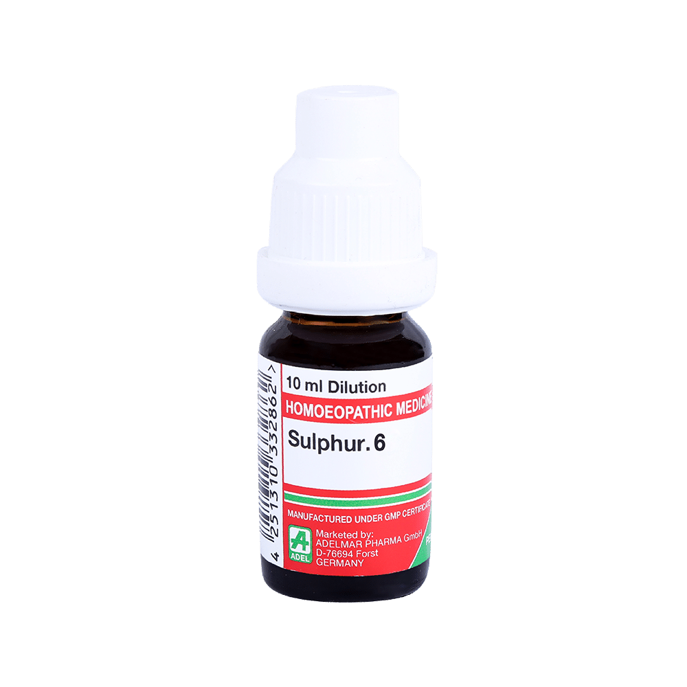ADEL Sulphur. Dilution 6
