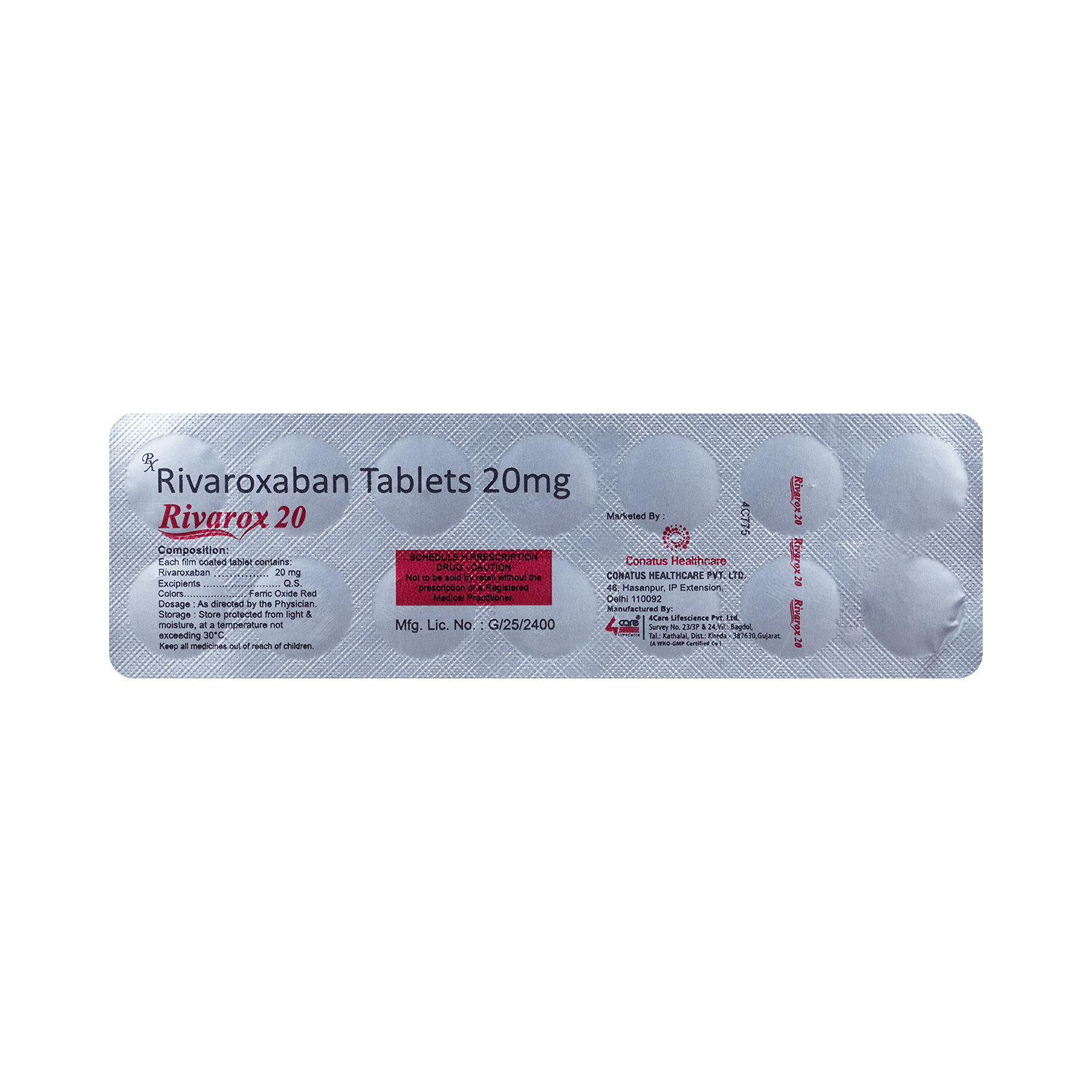 Rivarox 20 Tablet - Image 5