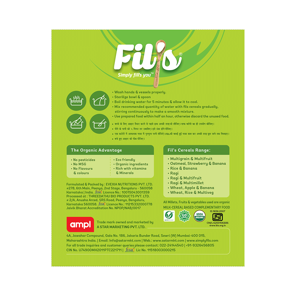 Fil's Baby Cereal with Milk (8 to 36 Months) Oatmeal and Rice - Image 2