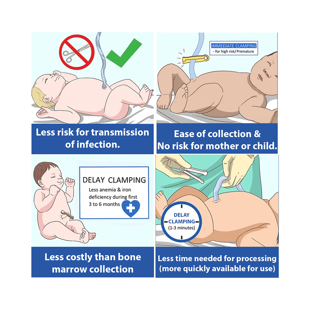Clear & Sure Sterilized Umbilical Cord Clamp - Image 2