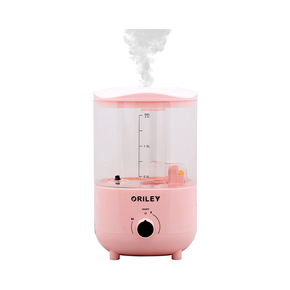 Oriley 2111A Ultrasonic Cool Mist Humidifier Transparent Pink - Image 2