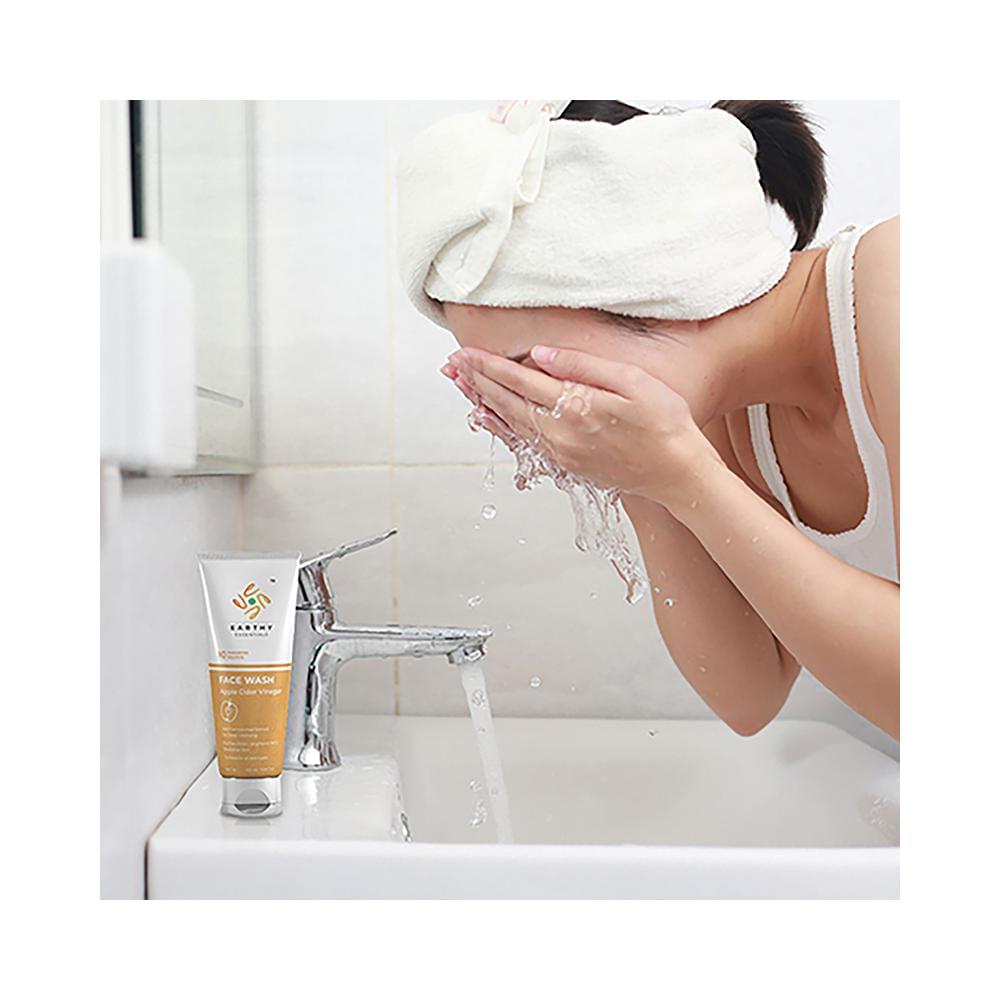 Earthy Essentials Apple Cider Vinegar Face Wash (100ml Each) - Image 3