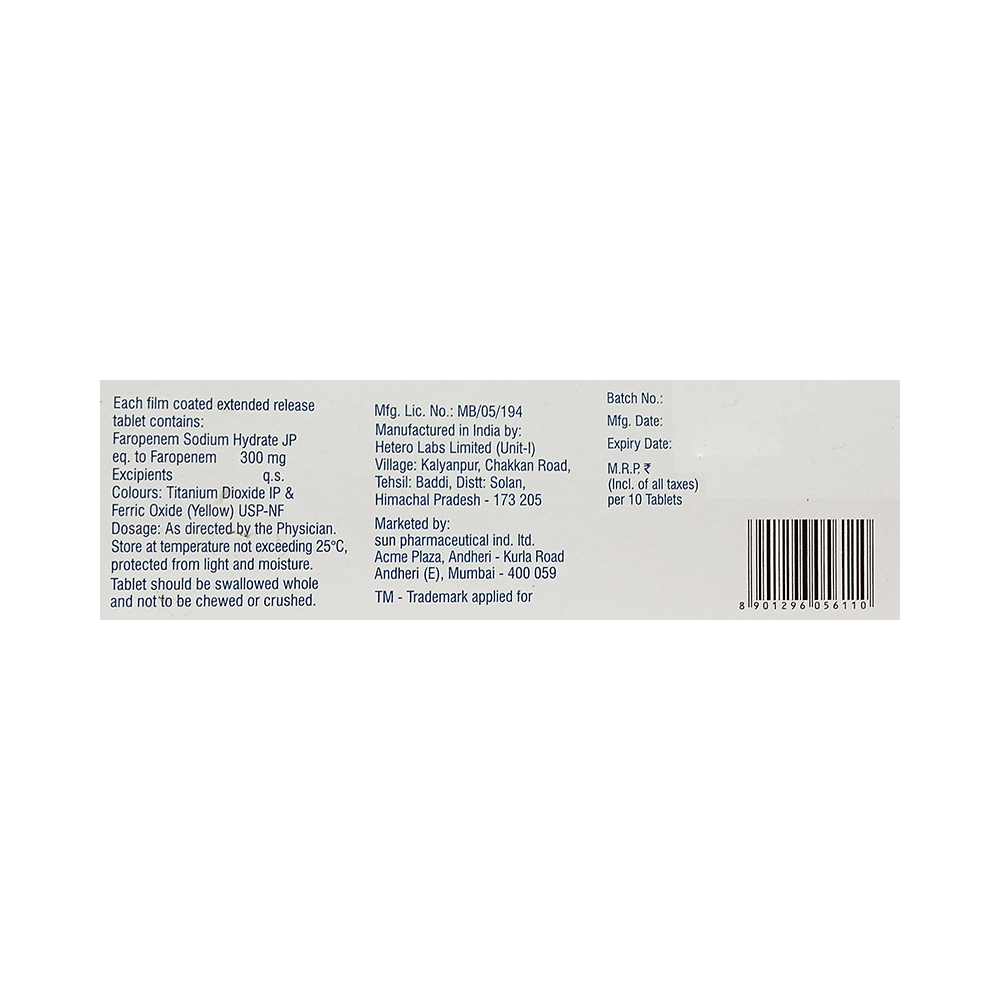 Faroright ER 300 Tablet - Image 2