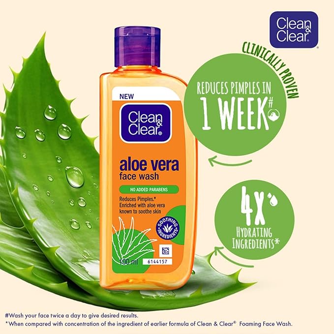 Clean & Clear Aloe Vera Face Wash - Image 4