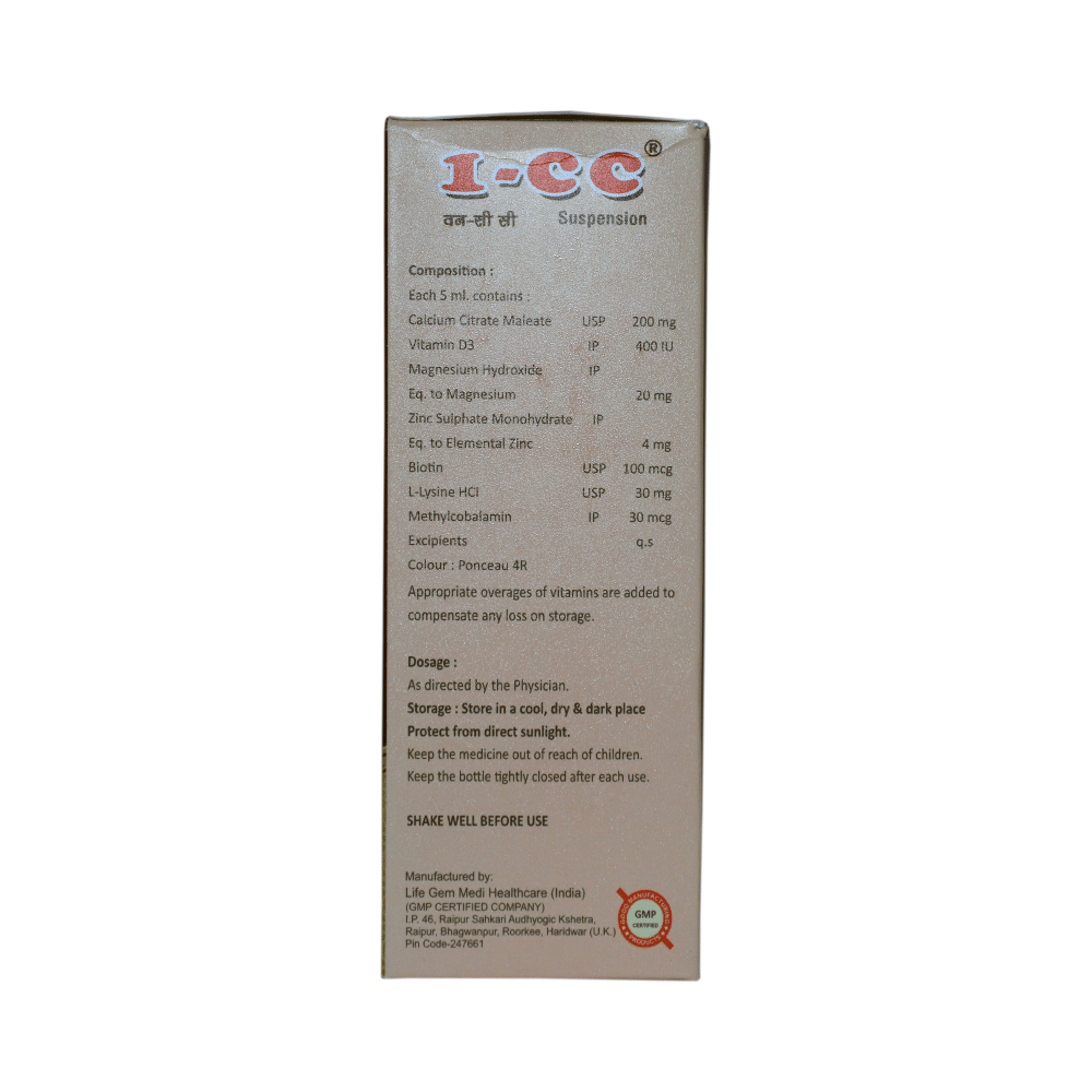 1-CC Oral Suspension Sugar Free - Image 2