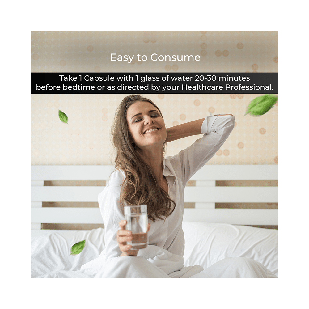 Health Veda Organics Melatonin + Tagar for Sleep & Relaxation | Vegicap - Image 7