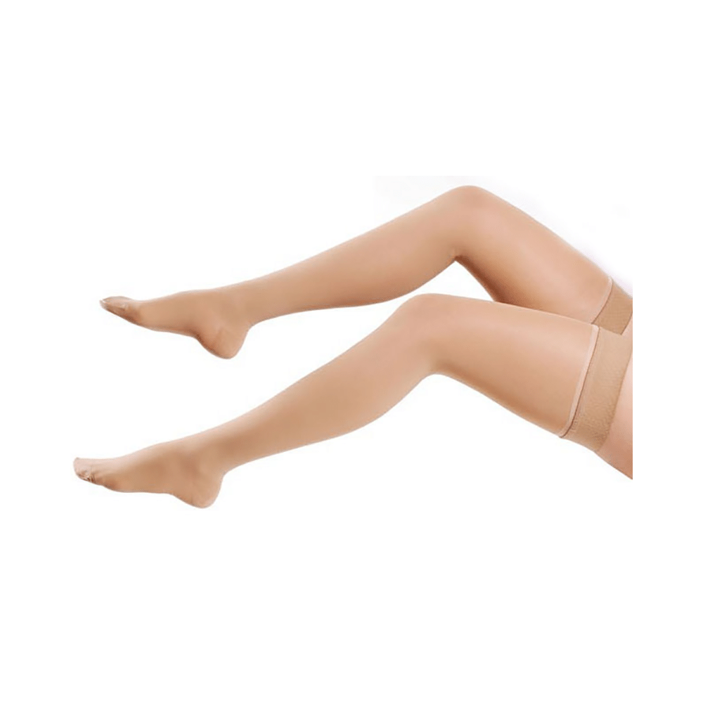 BN-VARICO 6000 Medical Compression Stockings Classic Thigh Length Beige Large - Image 7