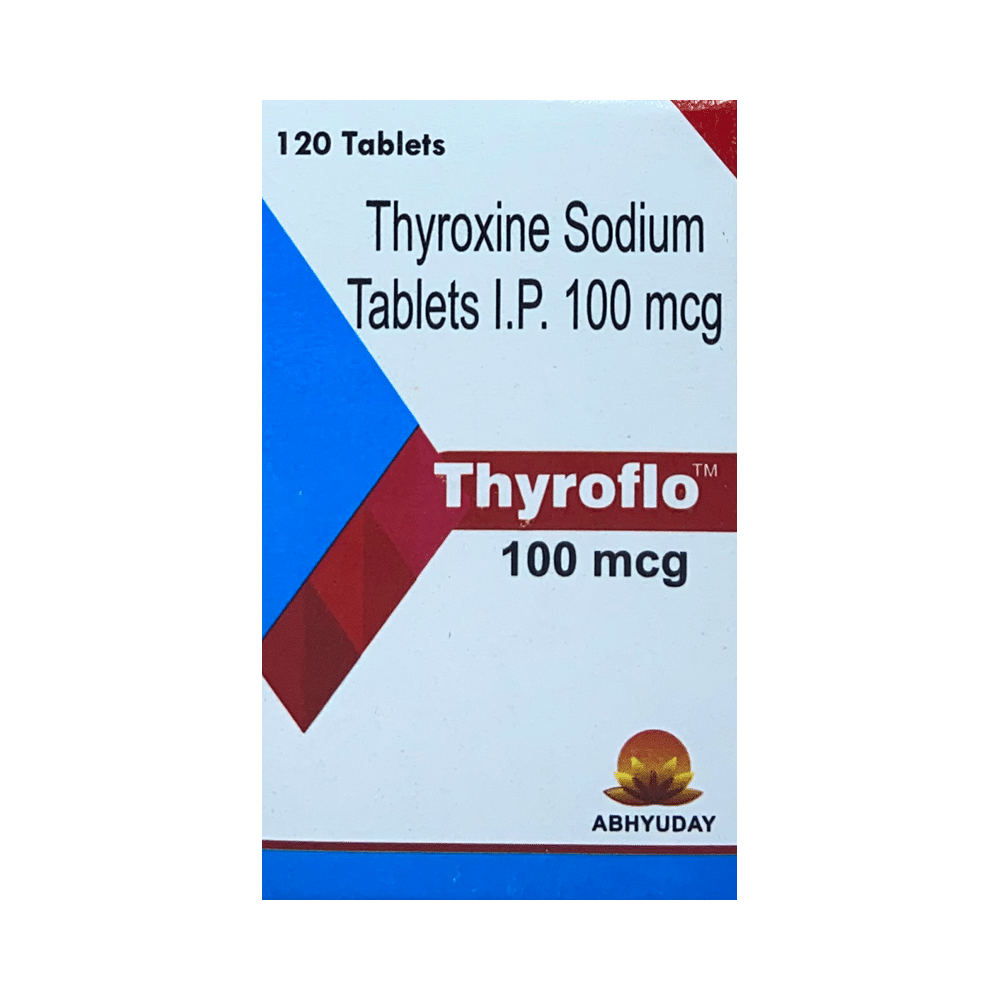 Thyroflo 100mcg Tablet - Image 1