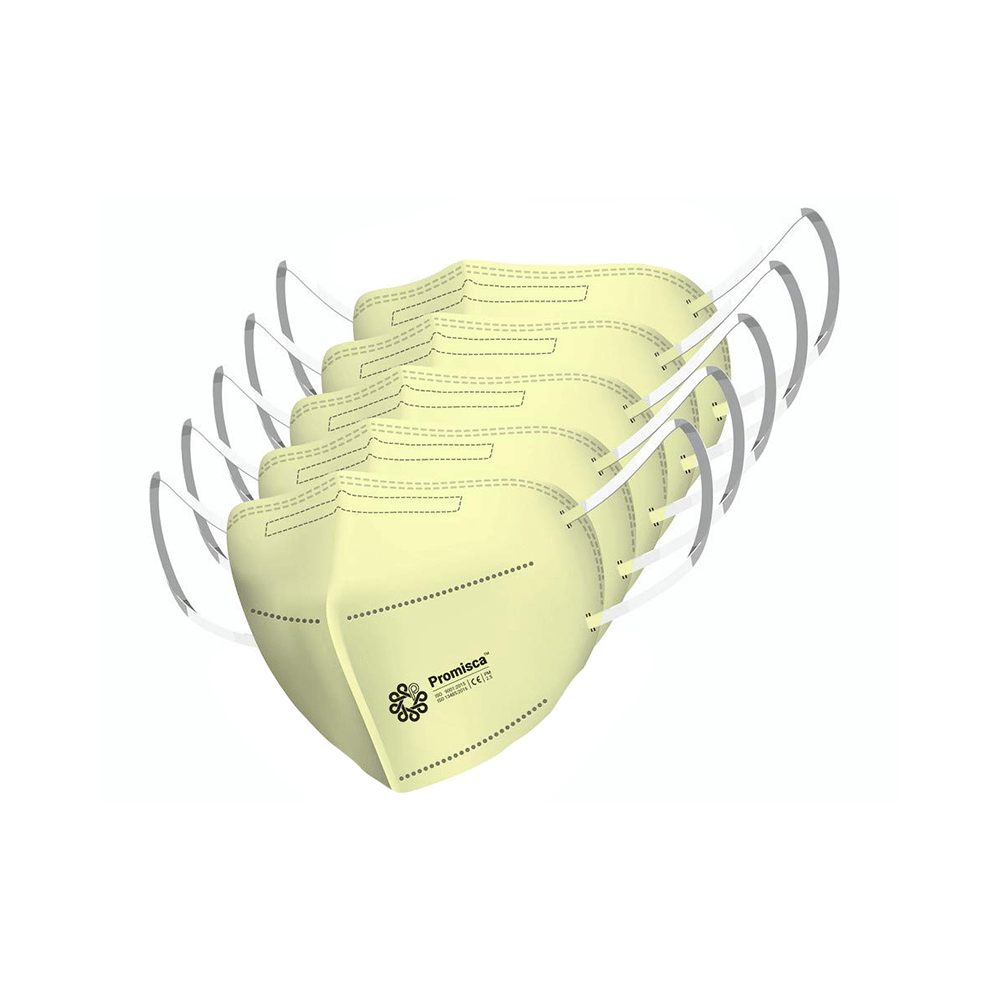 Promisca PR 95 N95 Protective Face Mask Medium Yellow - Image 2